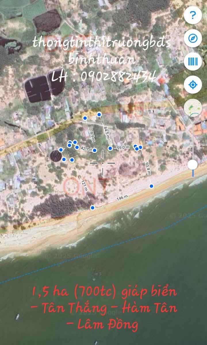 Đất Farm 1,5ha giáp biển Hồ Lân - Tân Thắng, Bình Thuận - Đầu tư sinh lời ngay!