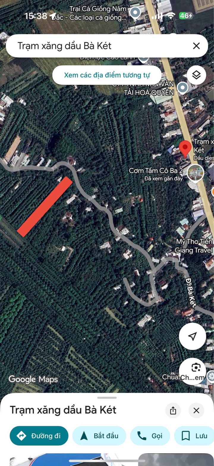 Đất thổ cư 490,7m² giá 3,8 tỷ tại trung tâm thị trấn Mỹ Thọ - Đầu tư sinh lời cao!