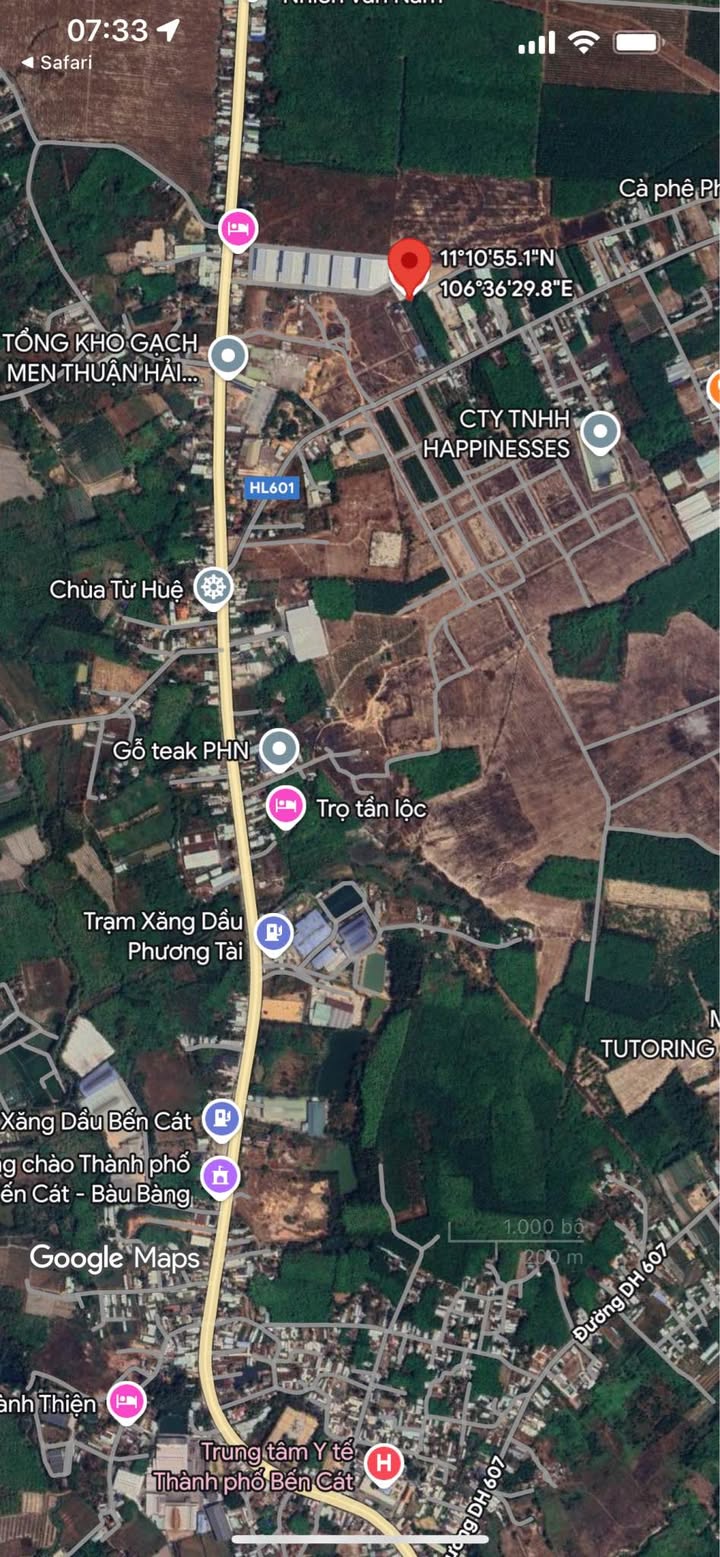 Đất nền Bến Tượng, Bến Cát 300m² chỉ 1 tỷ - Cơ hội đầu tư hấp dẫn!