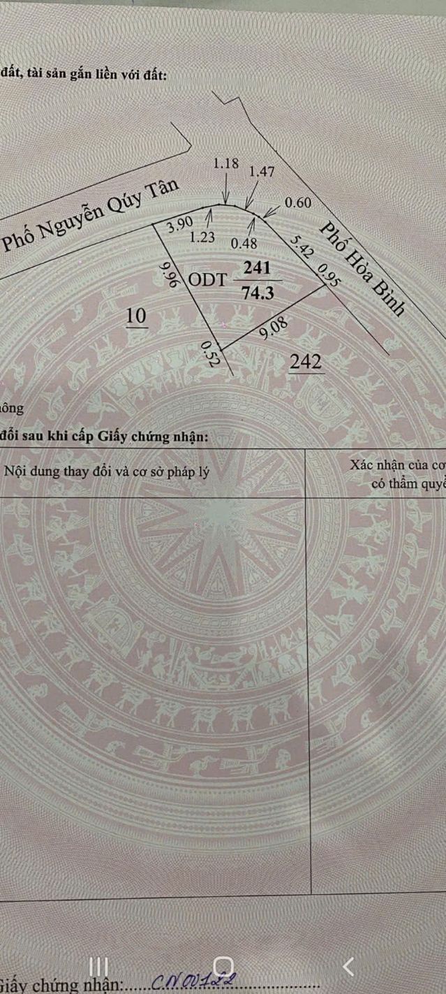 Đất thổ cư Gia Lộc 74.3m² giá chỉ 1.8 tỷ - Cơ hội đầu tư tuyệt vời!