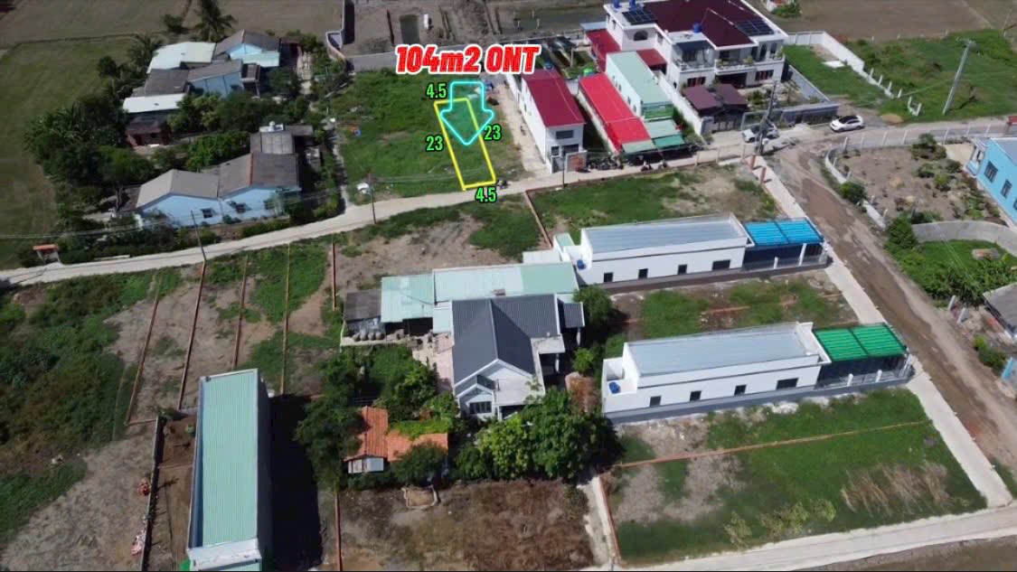 Đất thổ cư 104m² đường ô tô Phước Tuy, Cần Đước chỉ 720 triệu - Sổ đỏ chính chủ!