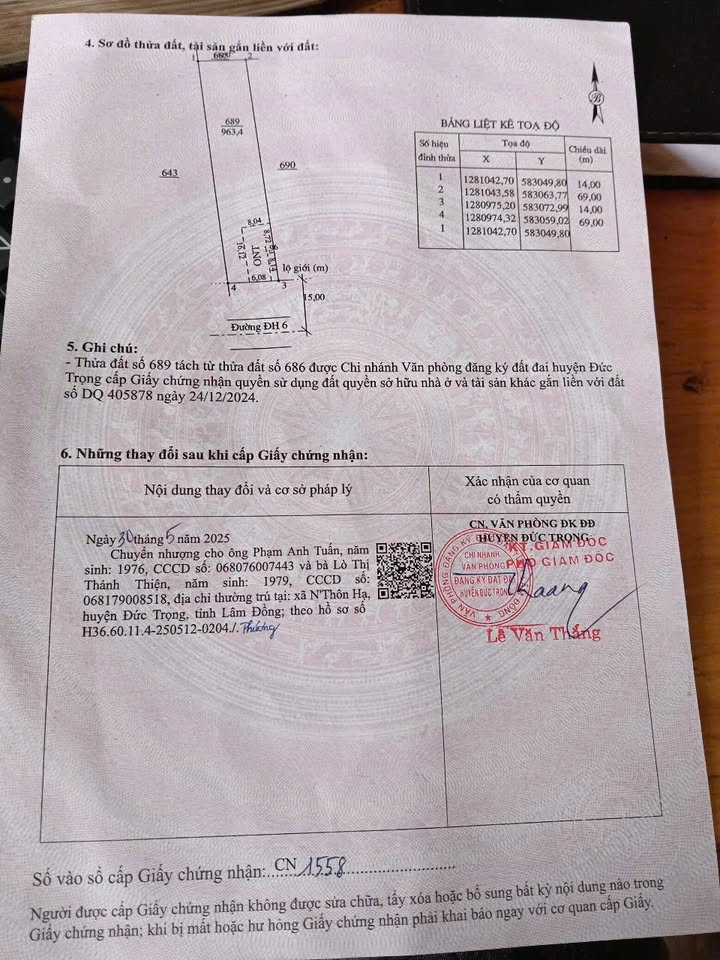 Đất nền Đà Lạt 980m² giá 1.512 tỷ - Đầu tư sinh lời ngay!