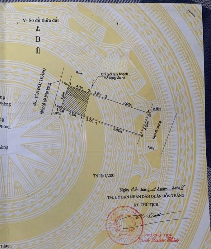 Bán đất mặt đường Tôn Đức Thắng, Hải Phòng 54m² giá 6 tỷ - Đầu tư sinh lời ngay!