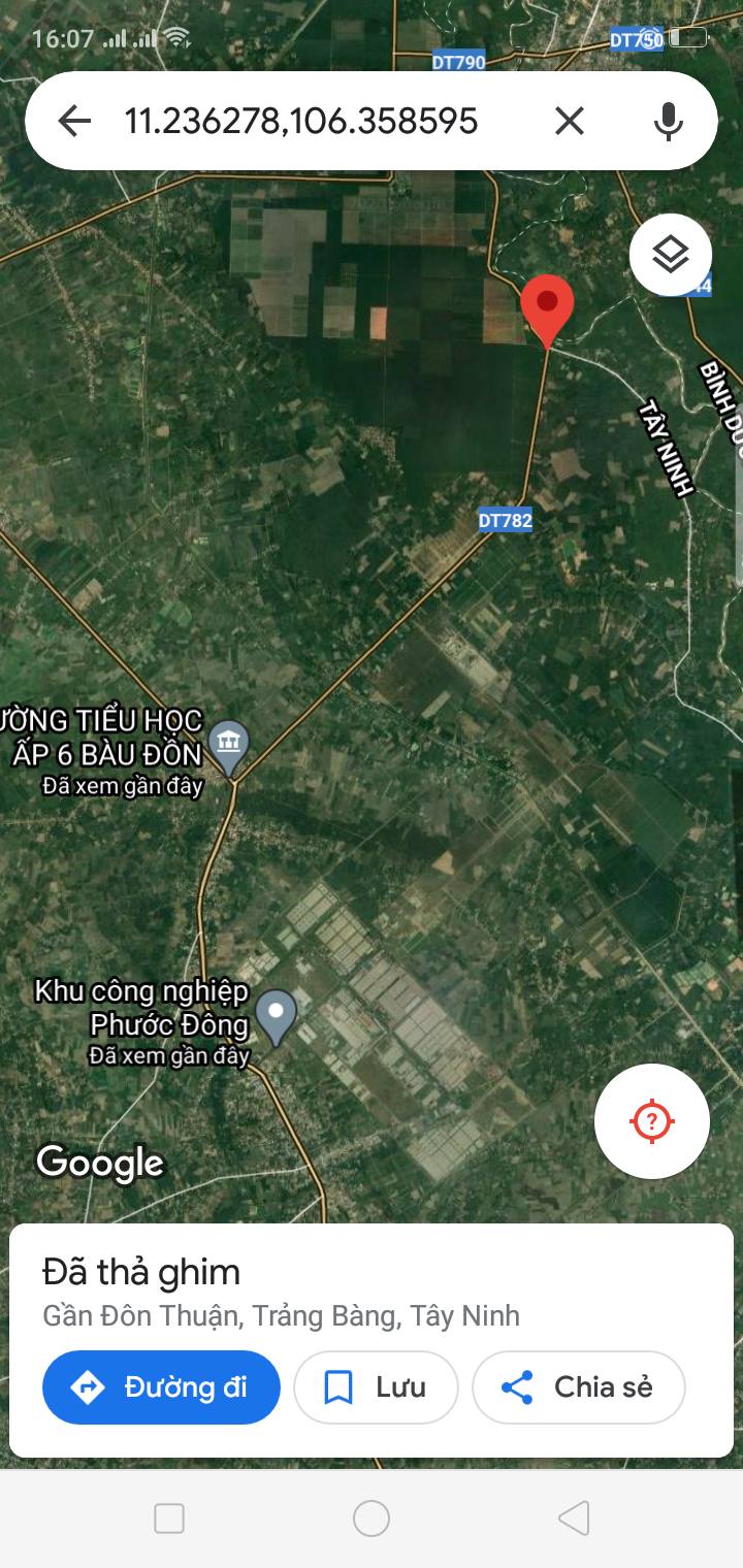 Đất thổ cư 210m² tại Đôn Thuận, Trảng Bàng - Sổ đỏ chính chủ, giá chỉ 1.4 tỷ!