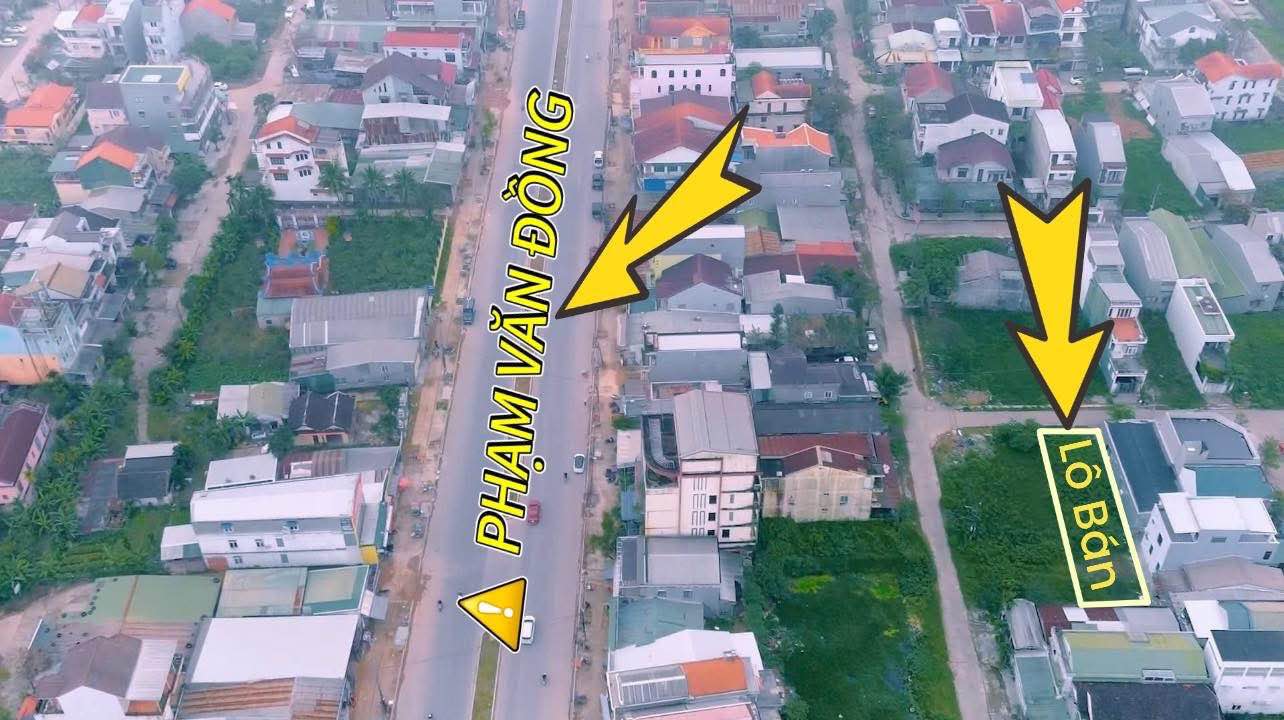 Đất nền Hạ Cồn Trống, Phú Thượng 164m² giá 3 tỷ - Nằm ngay gần đường Phạm Văn Đồng!