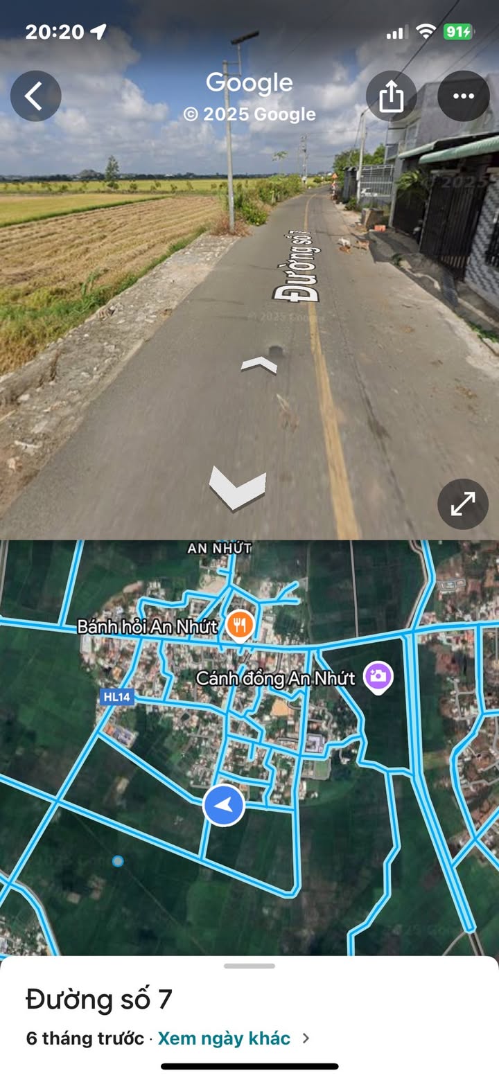 Đất nền An Nhứt, Long Điền 162m² giá chỉ 1.5 tỷ - View cánh đồng tuyệt đẹp!