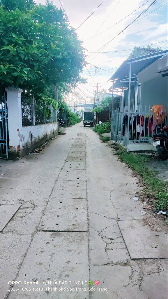 Đất nền hẻm 580 Tôn Đức Thắng, Sóc Trăng 80m² - Giá chỉ 680 triệu!