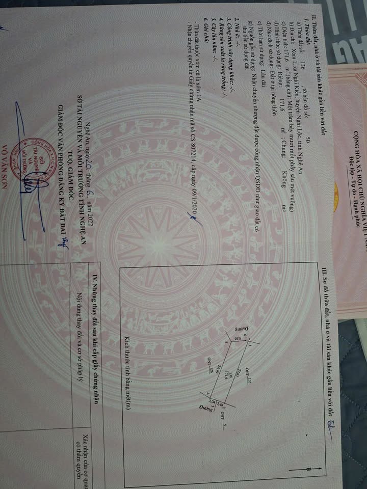 Đất thổ cư Nghi Kiều 171m² giá 600 triệu - Mặt tiền đẹp, cơ hội đầu tư!