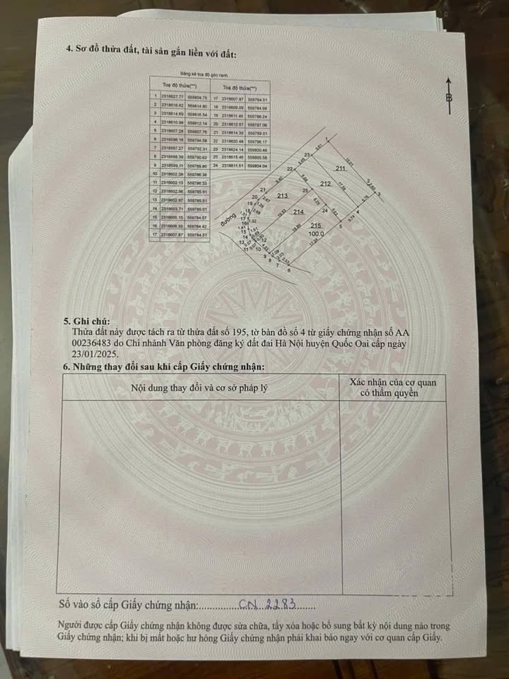 Đất nền 100m² xã Phú Cát, Quốc Oai - Chỉ 2.1 tỷ, Giá tốt hiếm có!