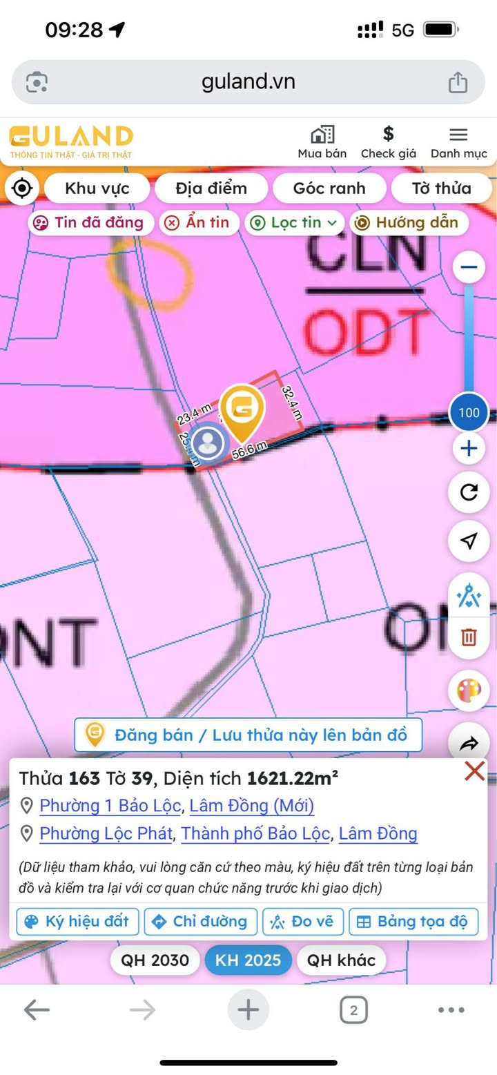 Đất thổ cư 360m² tại Hẻm 221 Đoàn Thị Điểm, Bảo Lộc - Giá 1.4 tỷ, đầu tư sinh lời!