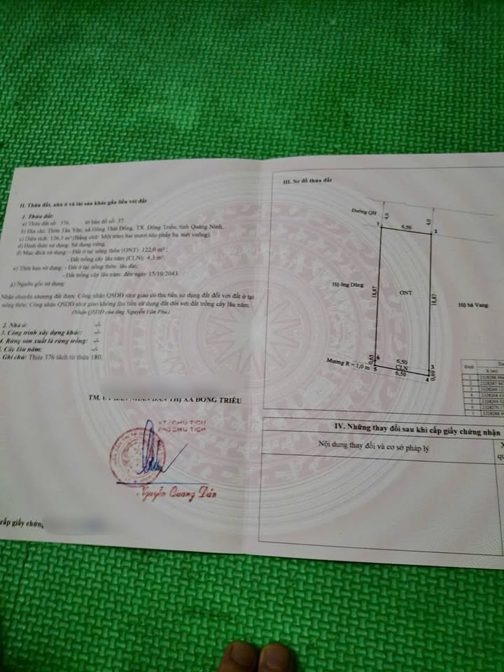 Đất Hồng Thái Đông, Đông Triều 136m² giá chỉ vài trăm triệu - Cơ hội đầu tư hiếm có!