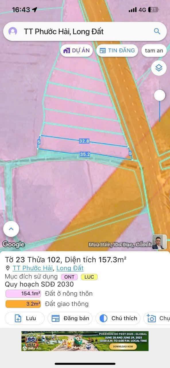 Đất nền Phước Hải 130m² giá 1.25 tỷ - Sổ đỏ chính chủ, đầu tư sinh lời!