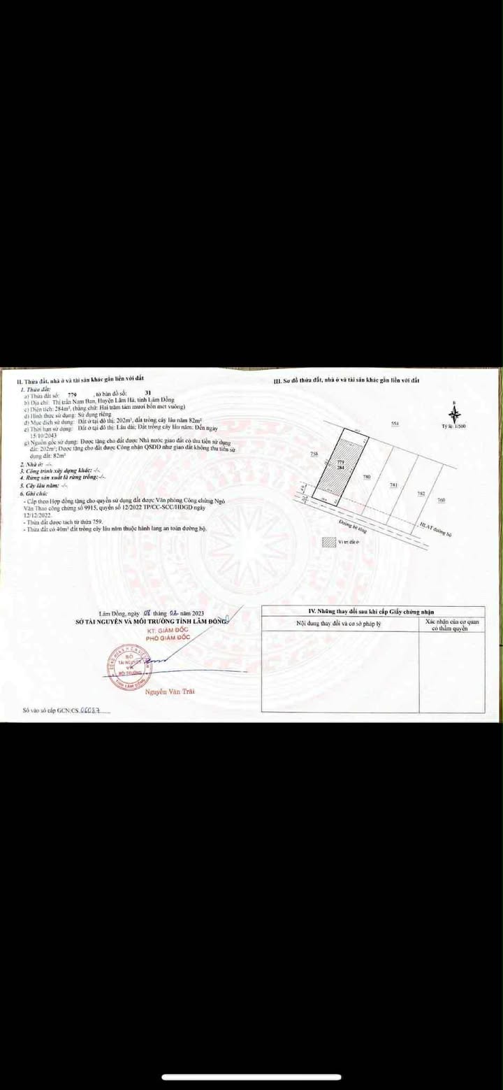 Đất thổ cư Nam Ban 233m² giá 950 triệu - Cơ hội đầu tư tuyệt vời!