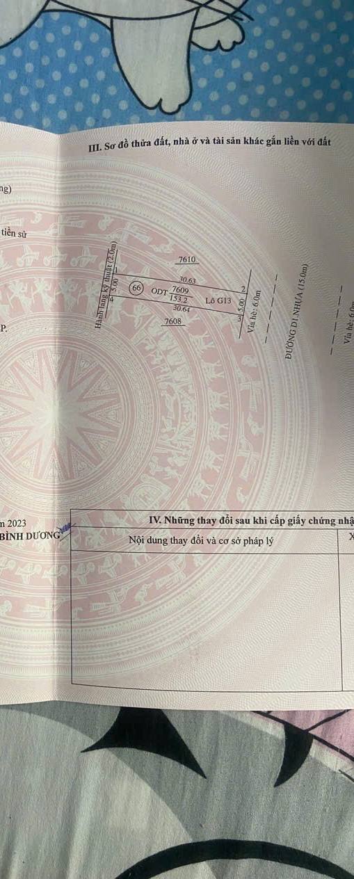 Đất nền Bàu Bàng 150m² giá 2.2 tỷ - Mặt tiền đường Quốc lộ 13