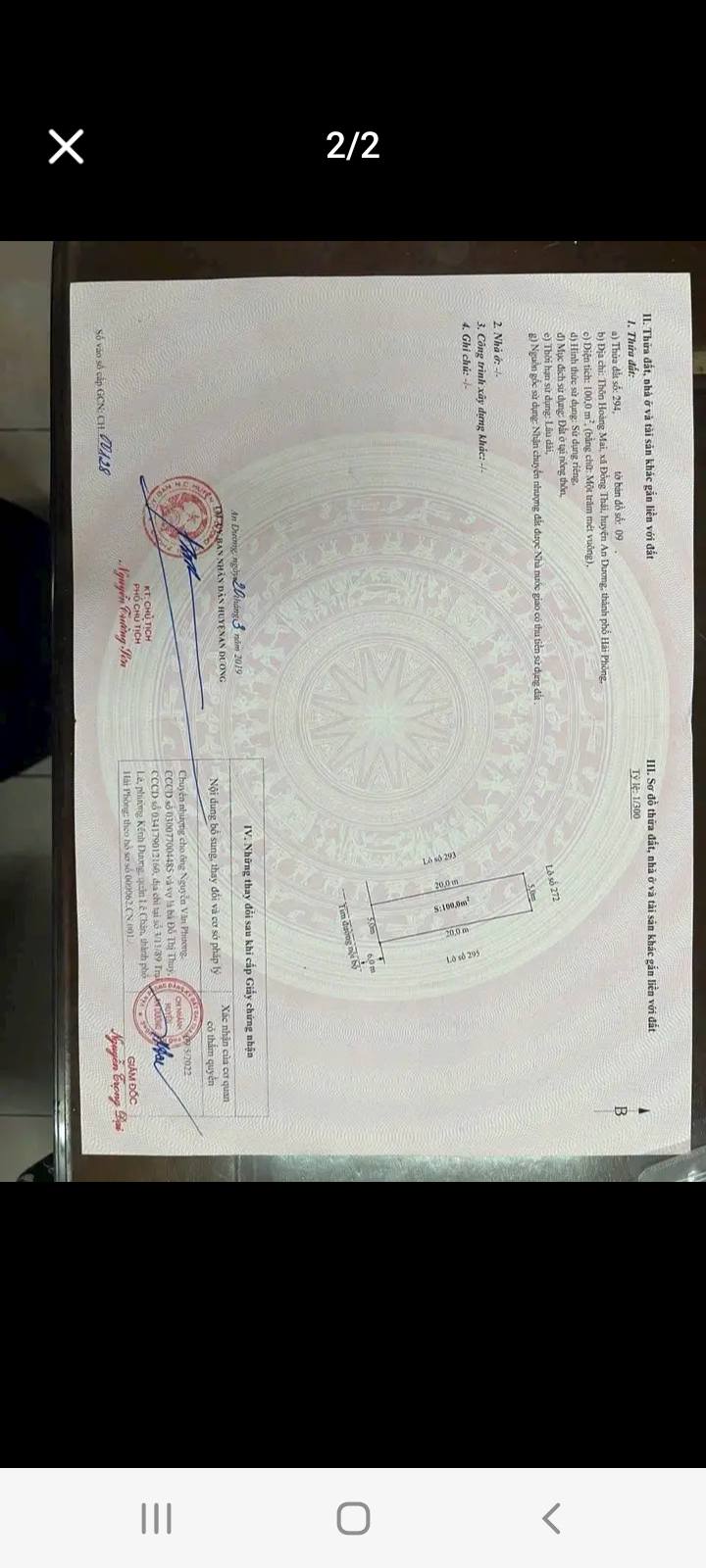 Đất nền chung cư Hoàng Mai, An Dương, Hải Phòng 100m² - Giá chỉ 3 tỷ!