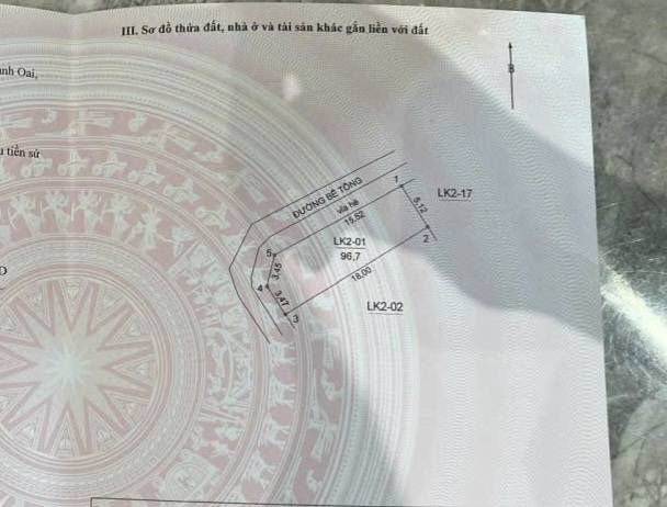 Đất nền Thanh Oai 100m² giá 5 tỷ - Lô góc 2 mặt tiền siêu đẹp!