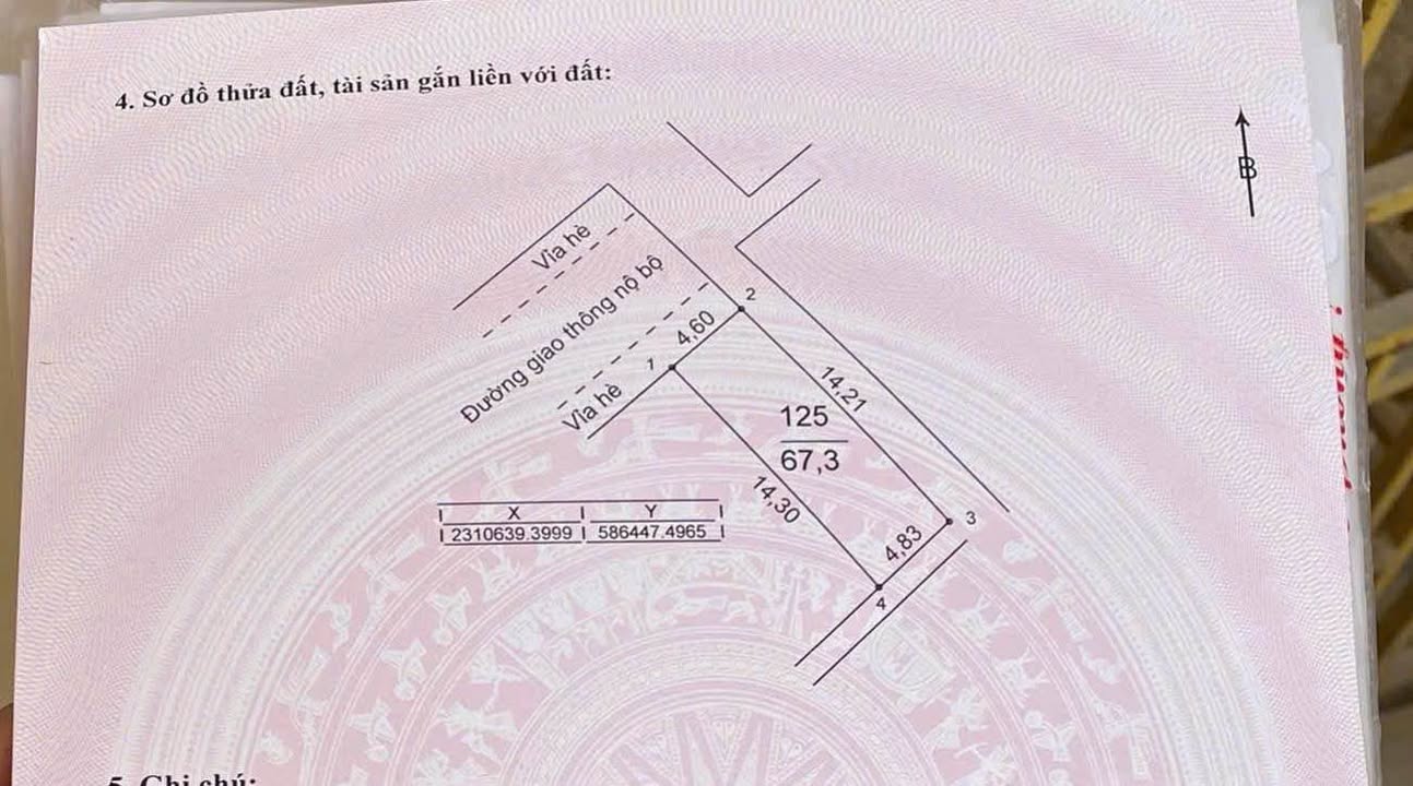 Đất đấu giá Khánh Hà 67.3m² giá thỏa thuận - Đường rộng, tiện ích đầy đủ