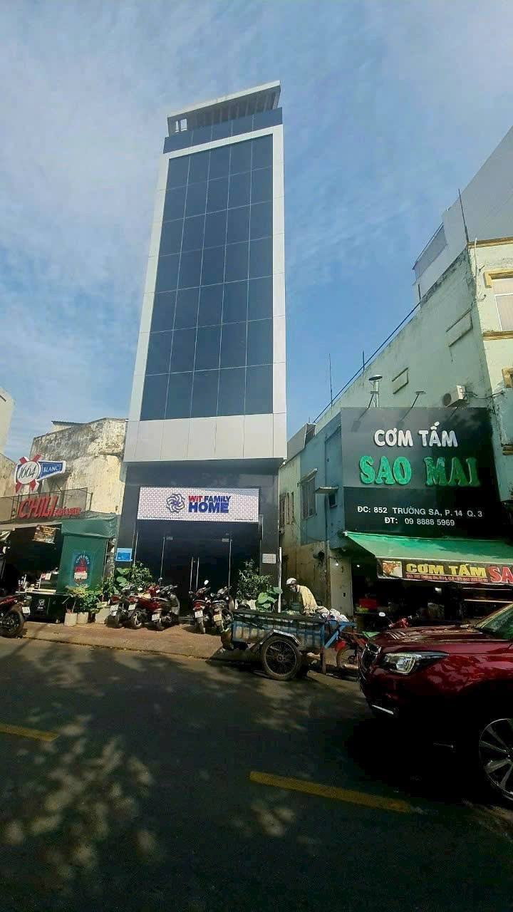 Tòa nhà 7 tầng mặt tiền Trường Sa, Quận 3 - View sông tuyệt đẹp chỉ 30 tỷ!