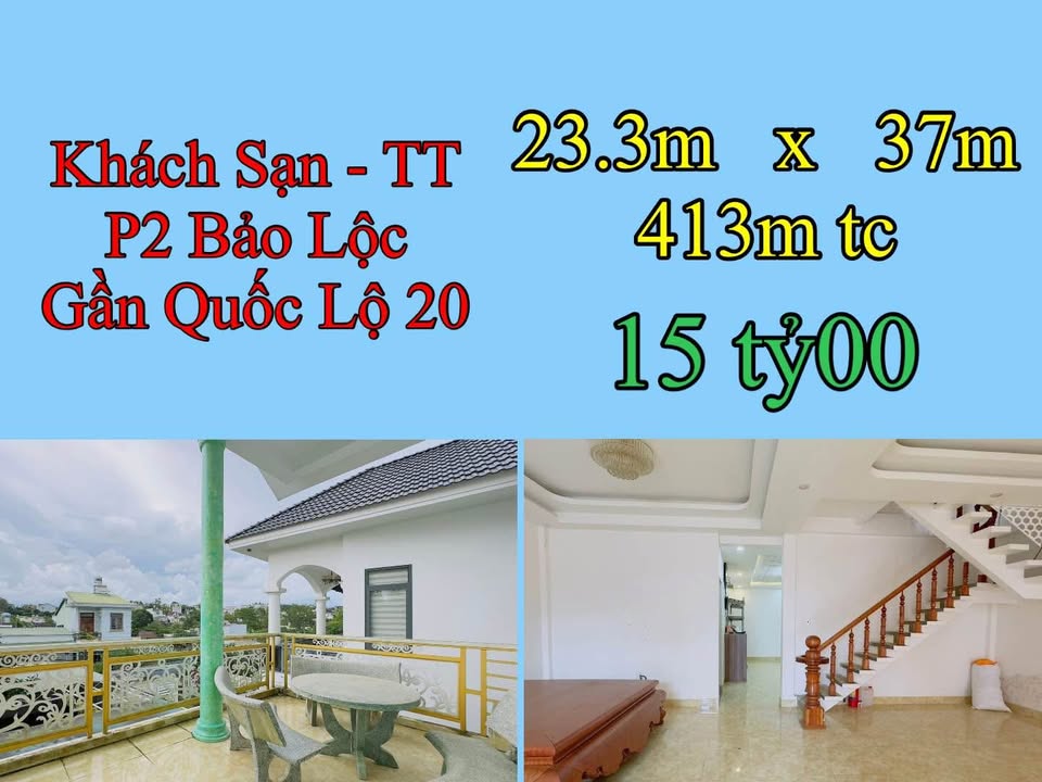 Khách sạn mini Bảo Lộc 876m² giá 15 tỷ - Đầu tư sinh lời ngay!