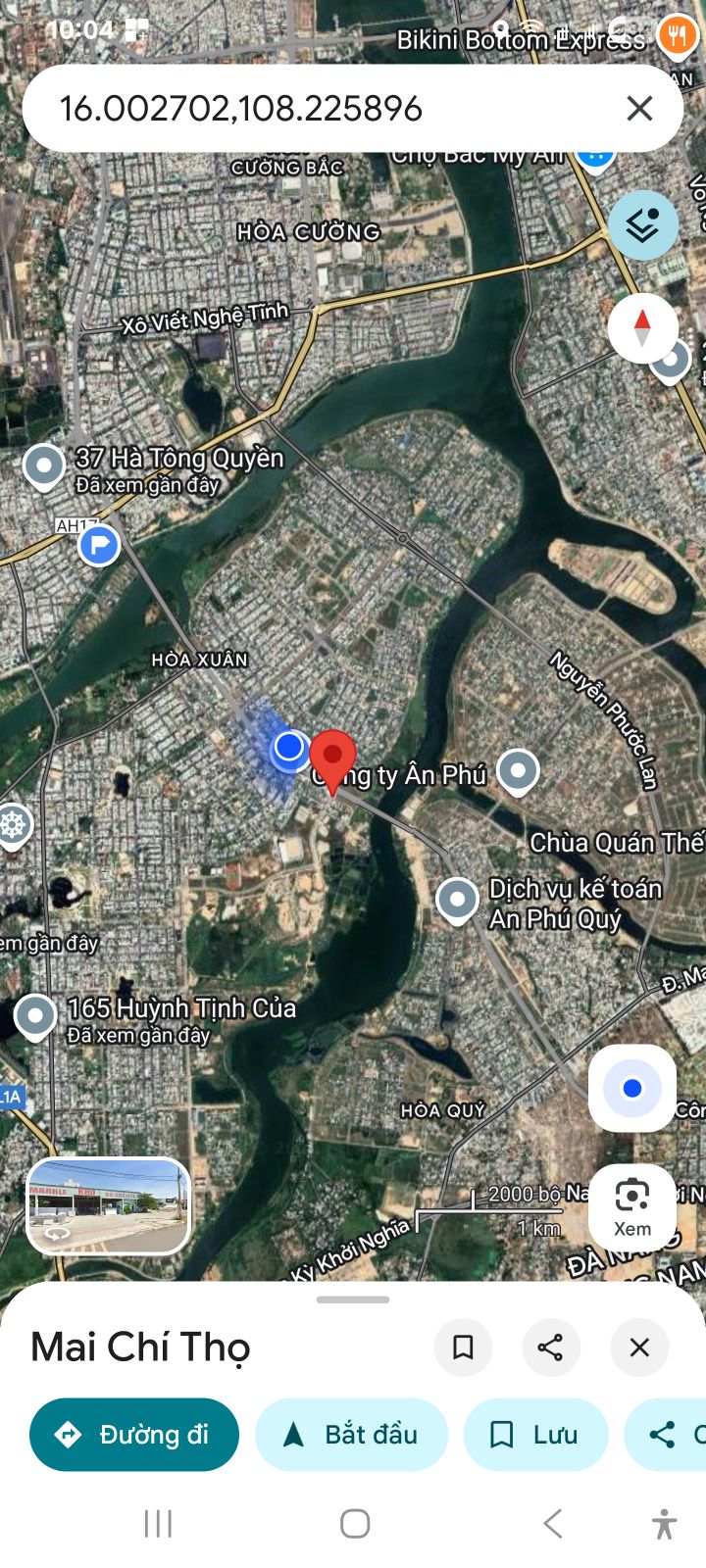 Đất Hòa Xuân 100m² giá 7.65 tỷ - Mặt tiền đường 21m, vị trí vàng kinh doanh!