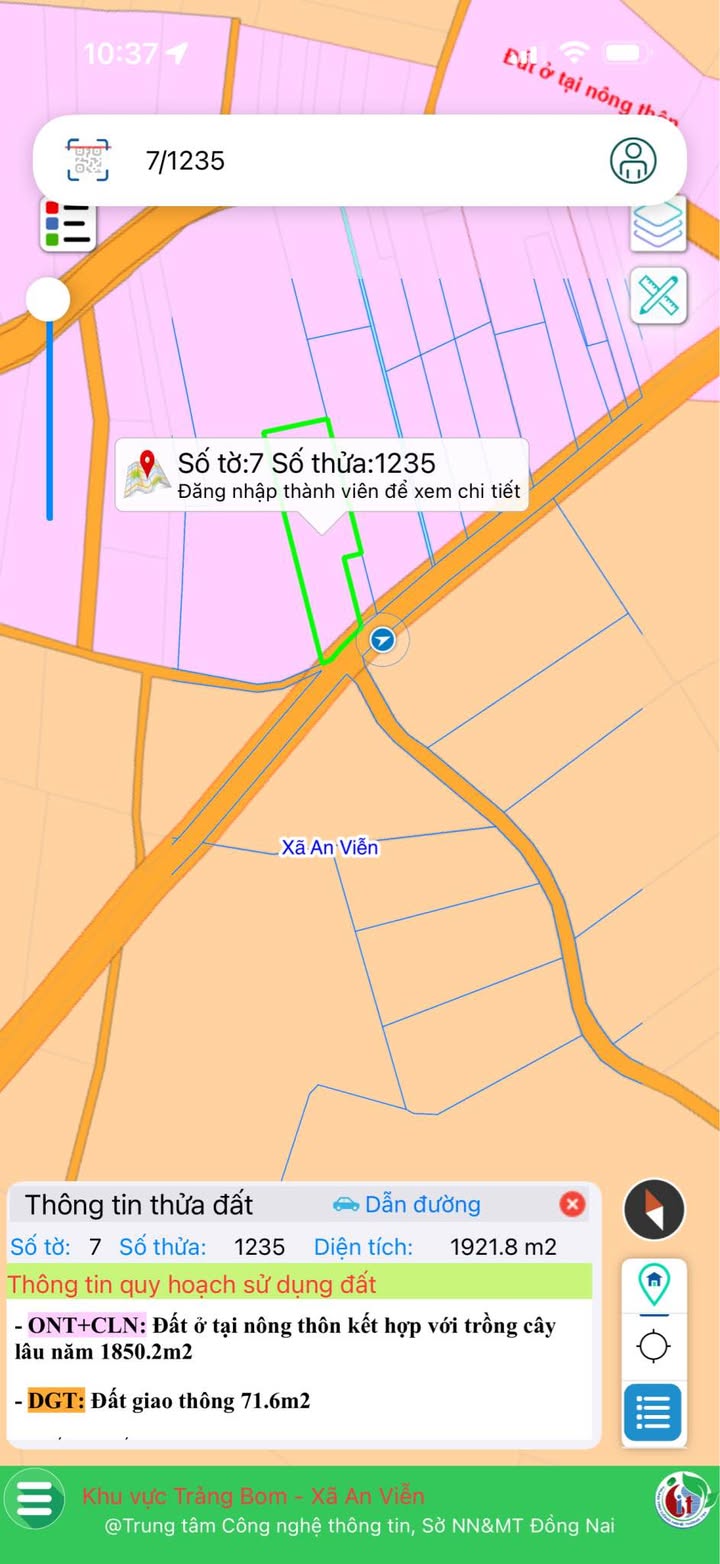 Đất nền An Viễn Trảng Bom 2000m² giá 7 tỷ - Cơ hội đầu tư sinh lời!