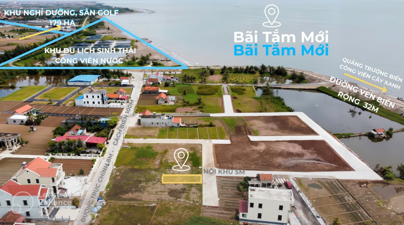 Đất Mặt Biển Thịnh Long, Nam Định 84m² giá 1.562 tỷ - Cơ hội đầu tư tuyệt vời!