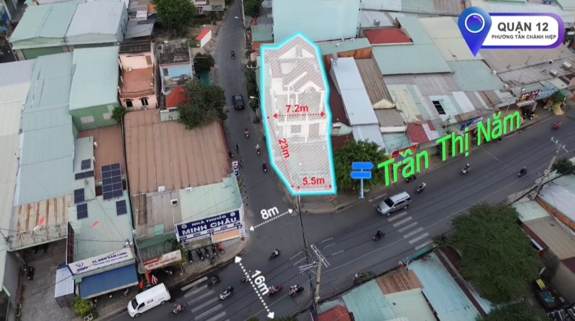 Nhà mặt tiền Trần Thị Năm quận 12 153m² giá 16.5 tỷ - Đầu tư sinh lời ngay!