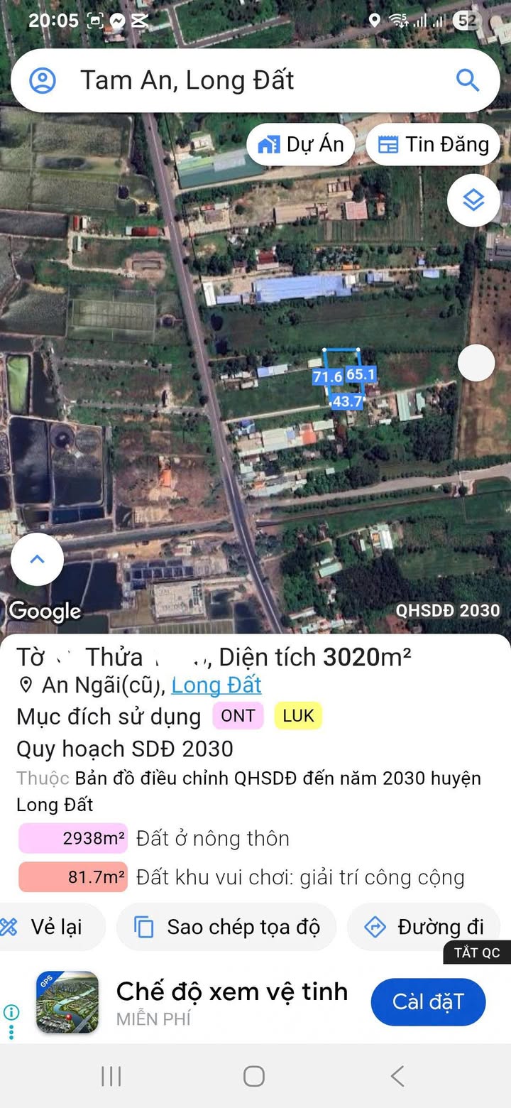 Đất nền An Ngãi Long Điền 12.000m² giá thỏa thuận - Đầu tư sinh lời hiệu quả!