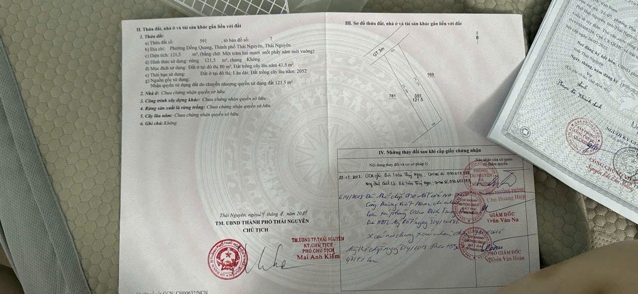 Bán lô đất thổ cư Đồng Quang 121,5m² giá chỉ 3 tỷ - Đầu tư sinh lời ngay!