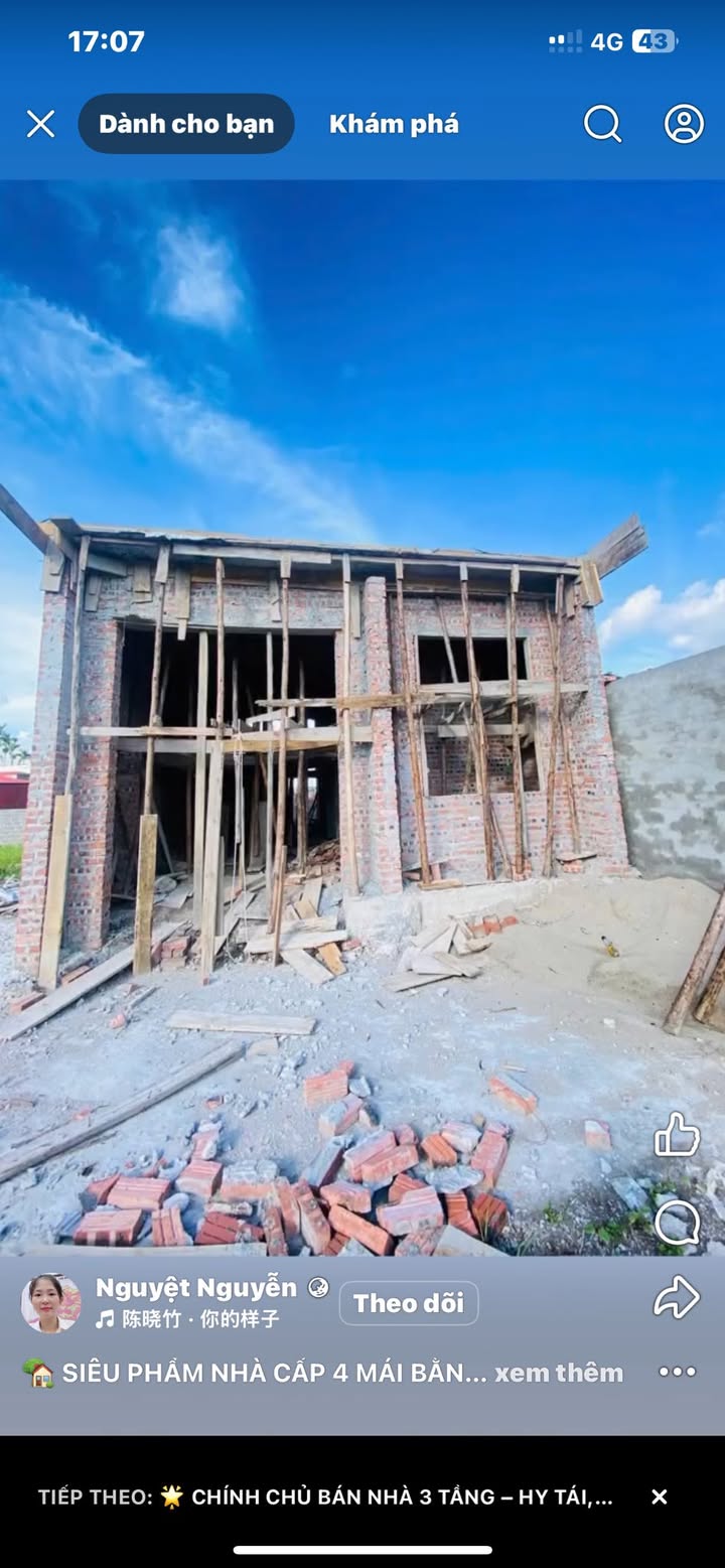 Nhà cấp 4 mái bằng Quốc Tuấn 62m² giá 1.4 tỷ - Thiết kế hiện đại, đầy đủ công năng