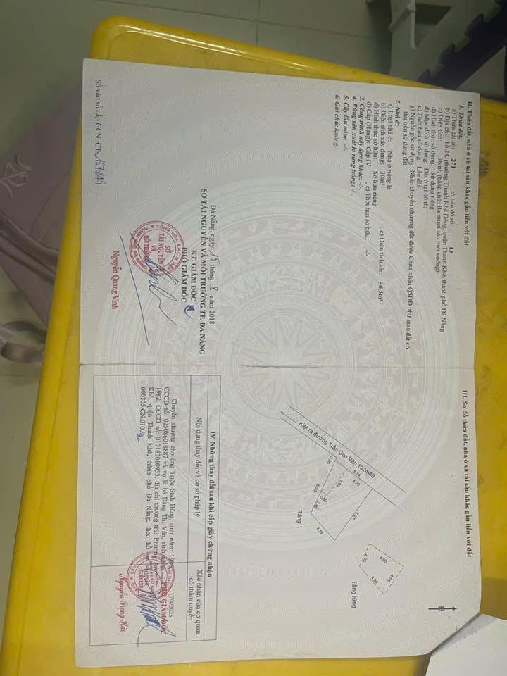 Nhà riêng Trần Cao Vân, Đà Nẵng 36m² giá 2.65 tỷ - Đầy đủ tiện nghi, vào ở ngay!