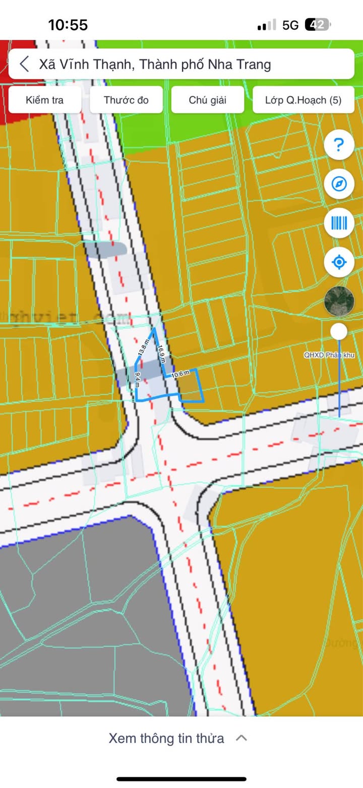 Đất thổ cư Vĩnh Thạnh, Nha Trang 79,1m² giá 1,9 tỷ - Sổ đỏ chính chủ, vị trí đắc địa!