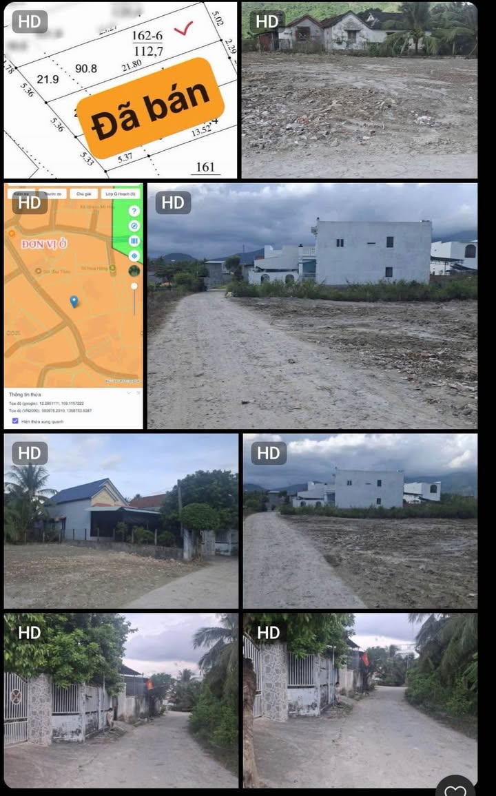 Đất hẻm ô tô Thôn Đông 2, xã Diên Điền 112.7m² giá 890 triệu - Sổ hồng lâu dài!