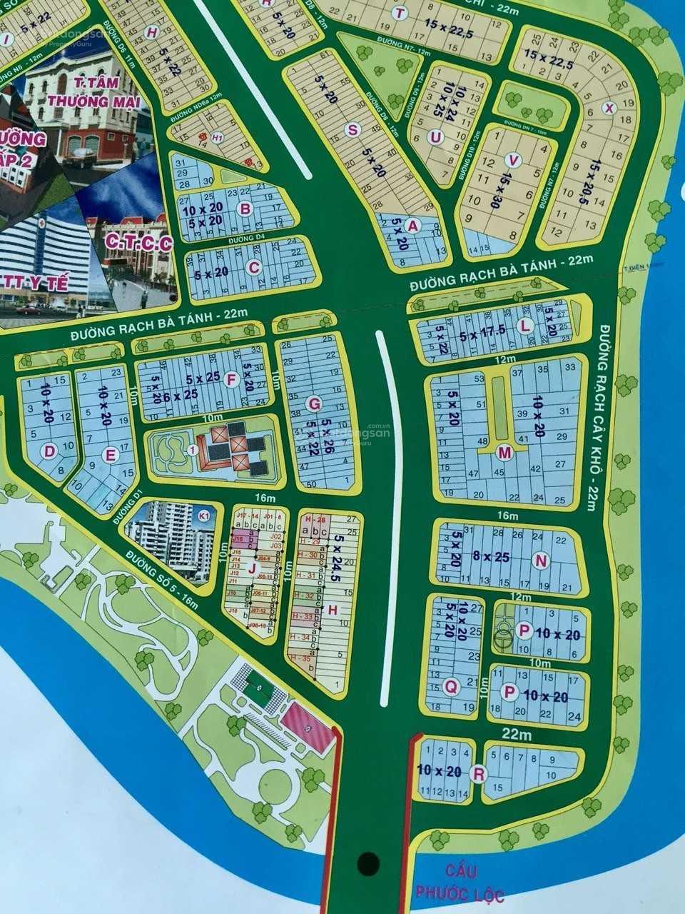 Bán gấp nền biệt thự KDC T30 Đường Phạm Hùng giá 65tr/m2 - Sổ đỏ chính chủ, xây dựng tự do!