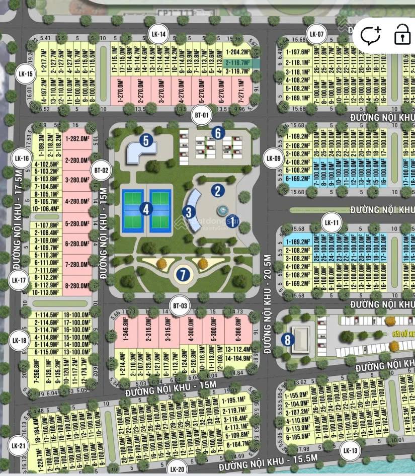 Lô đất liền kề Tân Thanh Elite City 112m² giá 2.632 tỷ - Vị trí đắc địa ngay trục đường lớn!