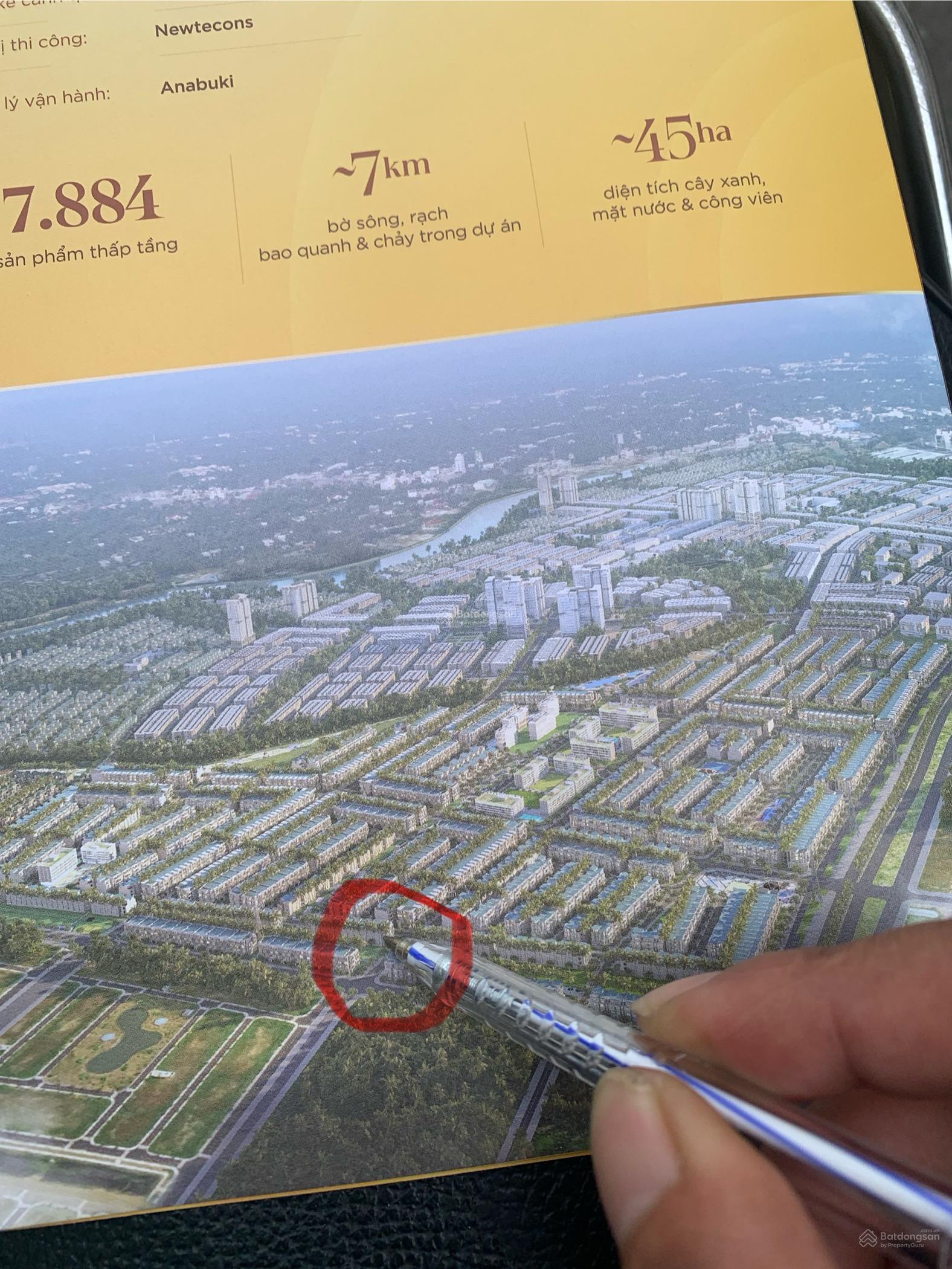 Shophouse T&T Millennia Long Hậu 211m² giá 12.4 tỷ - Căn góc 3 mặt tiền