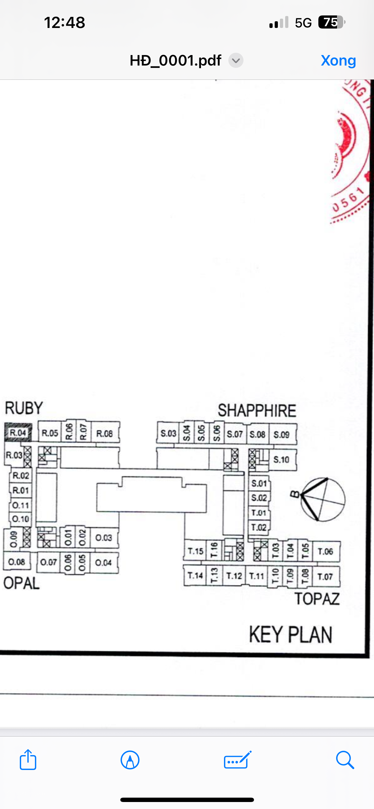 Căn hộ Vũng Tàu Pearl 77,76m² giá 3.35 tỷ - Căn góc view biển tuyệt đẹp!