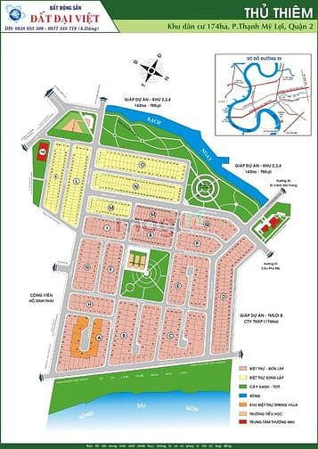 Đất Villa Thủ Thiêm Q2 - Diện tích 305m² giá 61 tỷ - Sổ đỏ chính chủ, vị trí đắc địa!