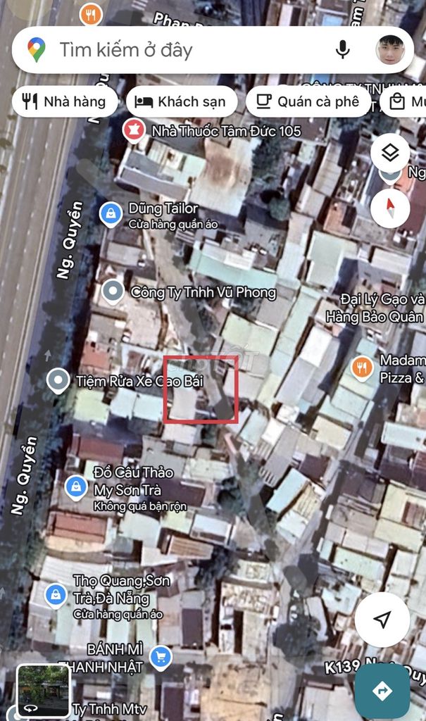 Bán đất kiệt 5m Ngô Quyền, Đà Nẵng 154m² - Gần biển, chính chủ giá tốt!