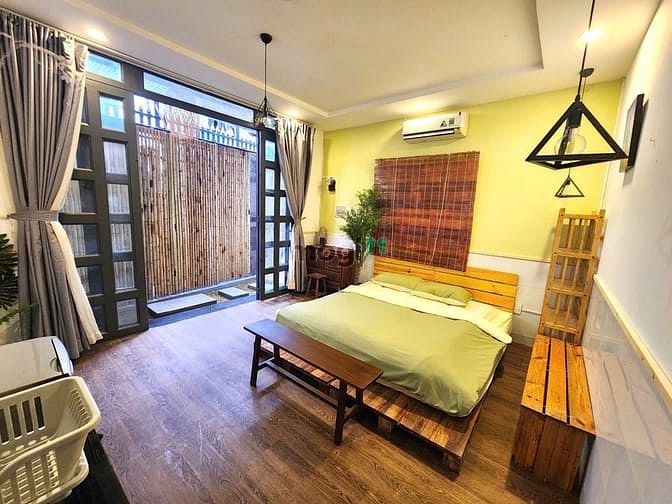 Căn hộ đẹp như homestay phố Tây Bùi Viện - 40m² giá 6 triệu - Full nội thất cao cấp!