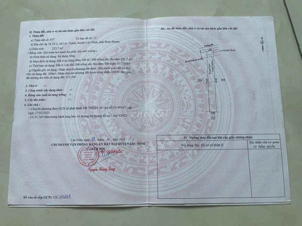 Đất nền xã Thanh Sơn, huyện Định Quán, Đồng Nai 200m² chỉ 250 triệu - Cơ hội đầu tư hấp dẫn!