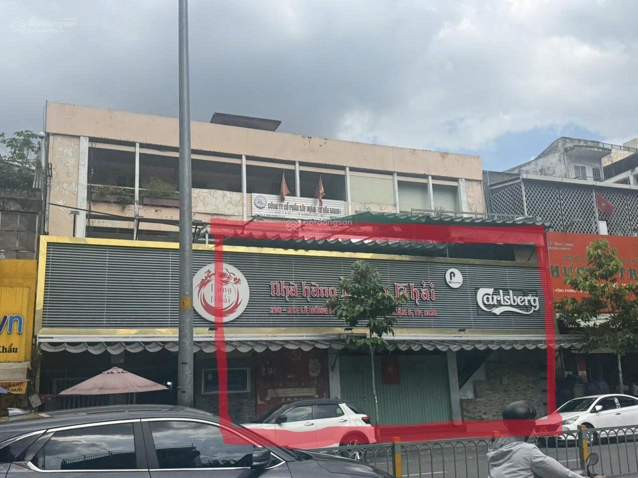 Cho thuê nhà mặt tiền 210-212 Lê Hồng Phong, Quận 5 - Diện tích 840m², giá 250 triệu/tháng