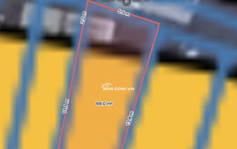 Bán Nhà Chính Chủ 69m² – Sát Ga Cát Linh, chỉ 20m đến Phố Hào Nam