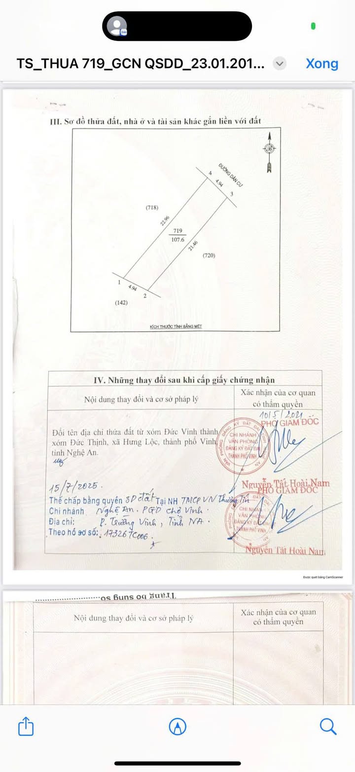 Đất nền ngõ Hoàng Tá Thốn, phường Hưng Lộc 107.6m² - Giá chính chủ chỉ 2.1 tỷ!