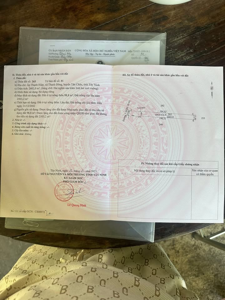 Đất thổ cư 360m² tại Tân Châu chỉ 1.28 tỷ - Cần bán gấp, giá thương lượng!