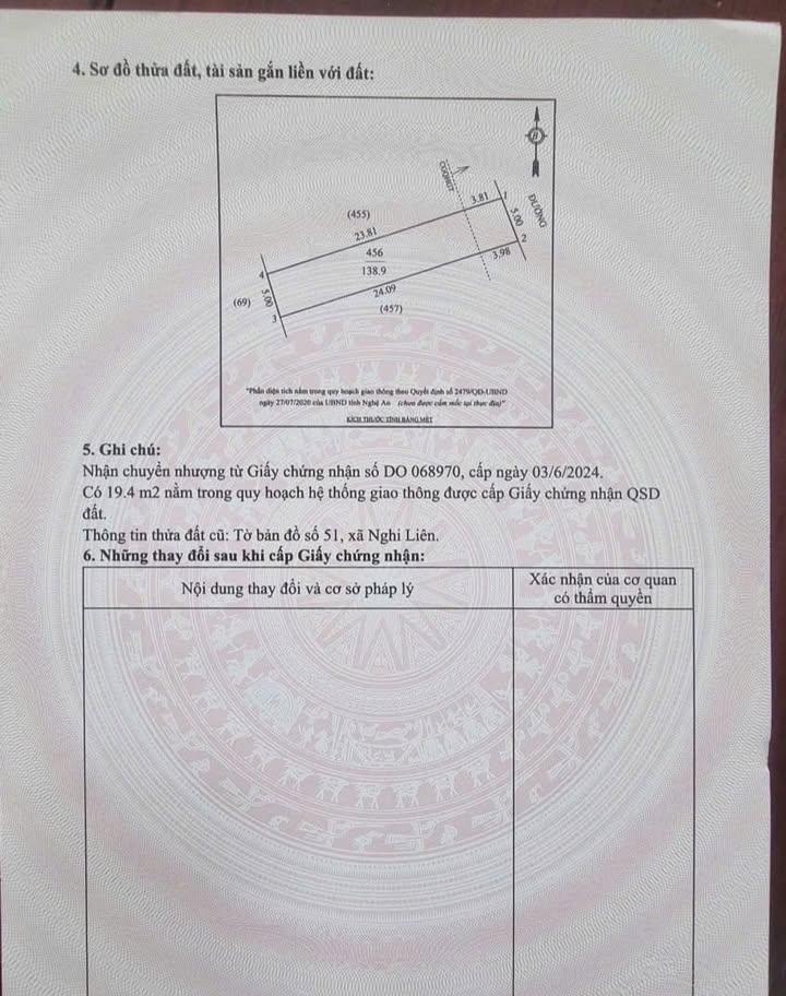 Đất nền Nghi Liên Vinh 138,9m² giá 2.8 tỷ - Vị trí đắc địa gần sân bay!