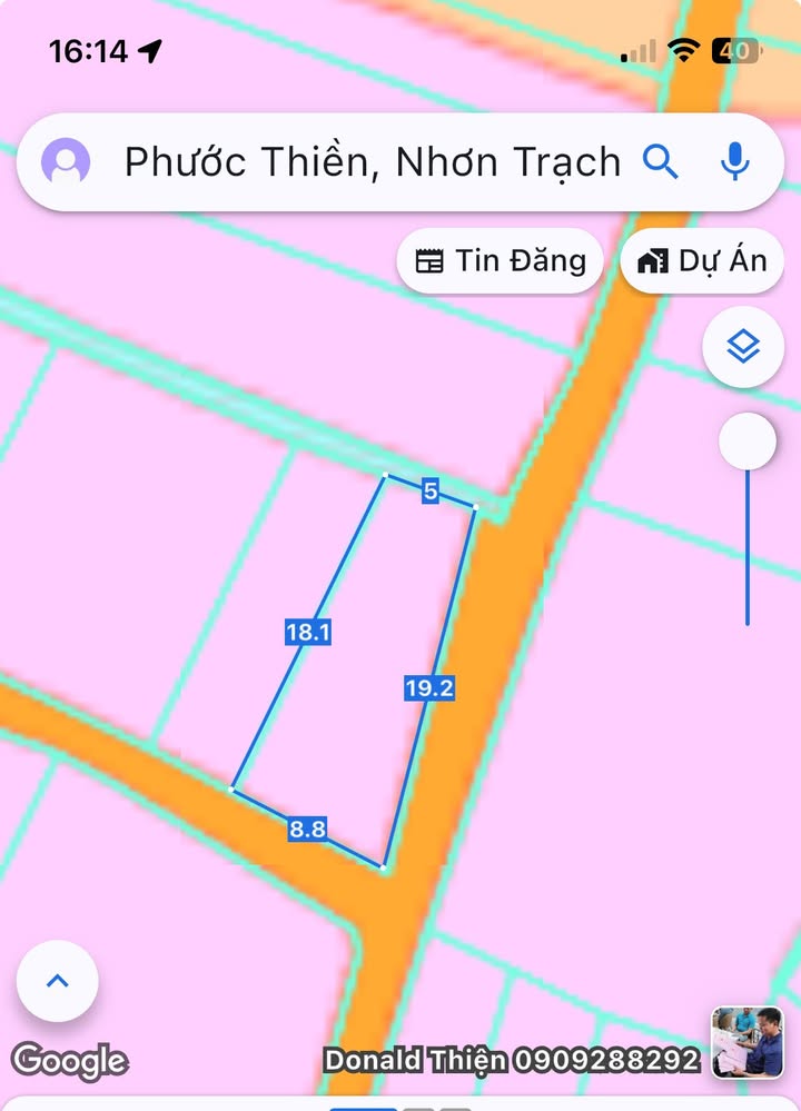 Đất nền góc 2 mặt tiền ô tô Phước Thiền Nhơn Trạch 127m² - Giá chỉ 1.8 tỷ!