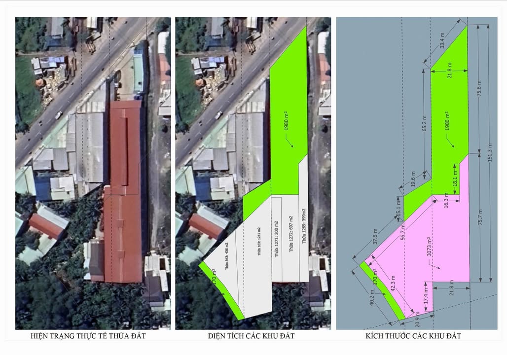 Bán kho 5173m² mặt tiền Nguyễn Văn Linh, phường An Bình, giá 52 tỷ - Đầu tư sinh lời ngay!