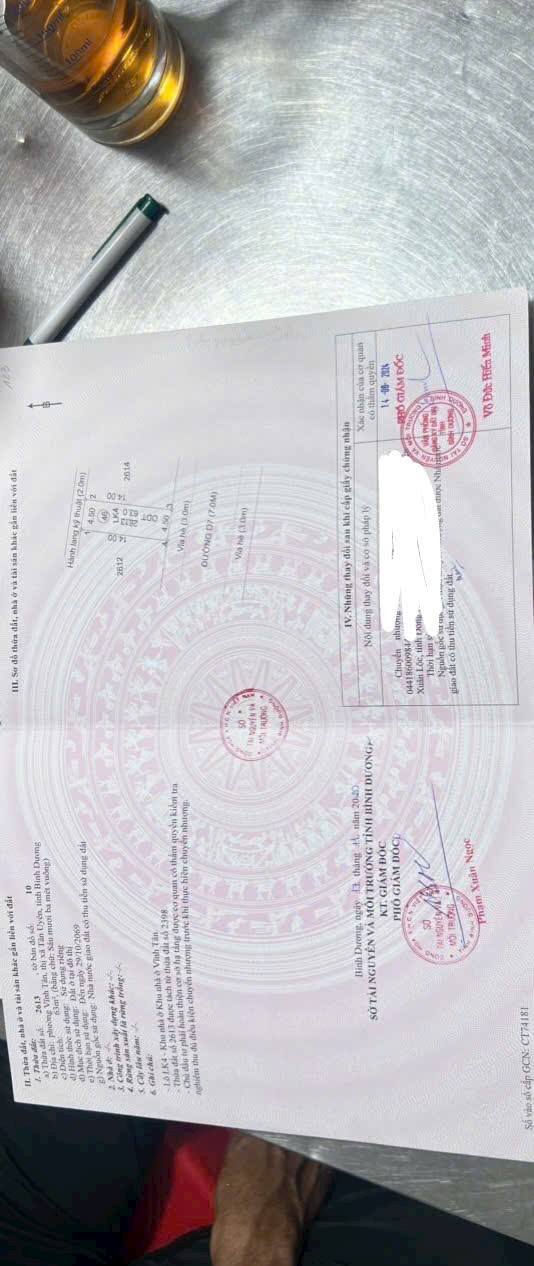 Đất nền Vĩnh Tân, Tân Uyên 63m² giá 1.09 tỷ - Sổ đỏ chính chủ, gần trường mầm non!