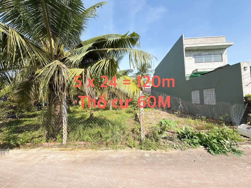 Đất thổ cư 120m² tại Tân Bình, Dĩ An - Giá 2.7 tỷ, sổ đỏ chính chủ!